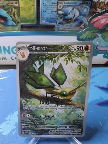 Vibrava - 206/191 - Surging Sparks Illustration Rare Pokemon Card - NM