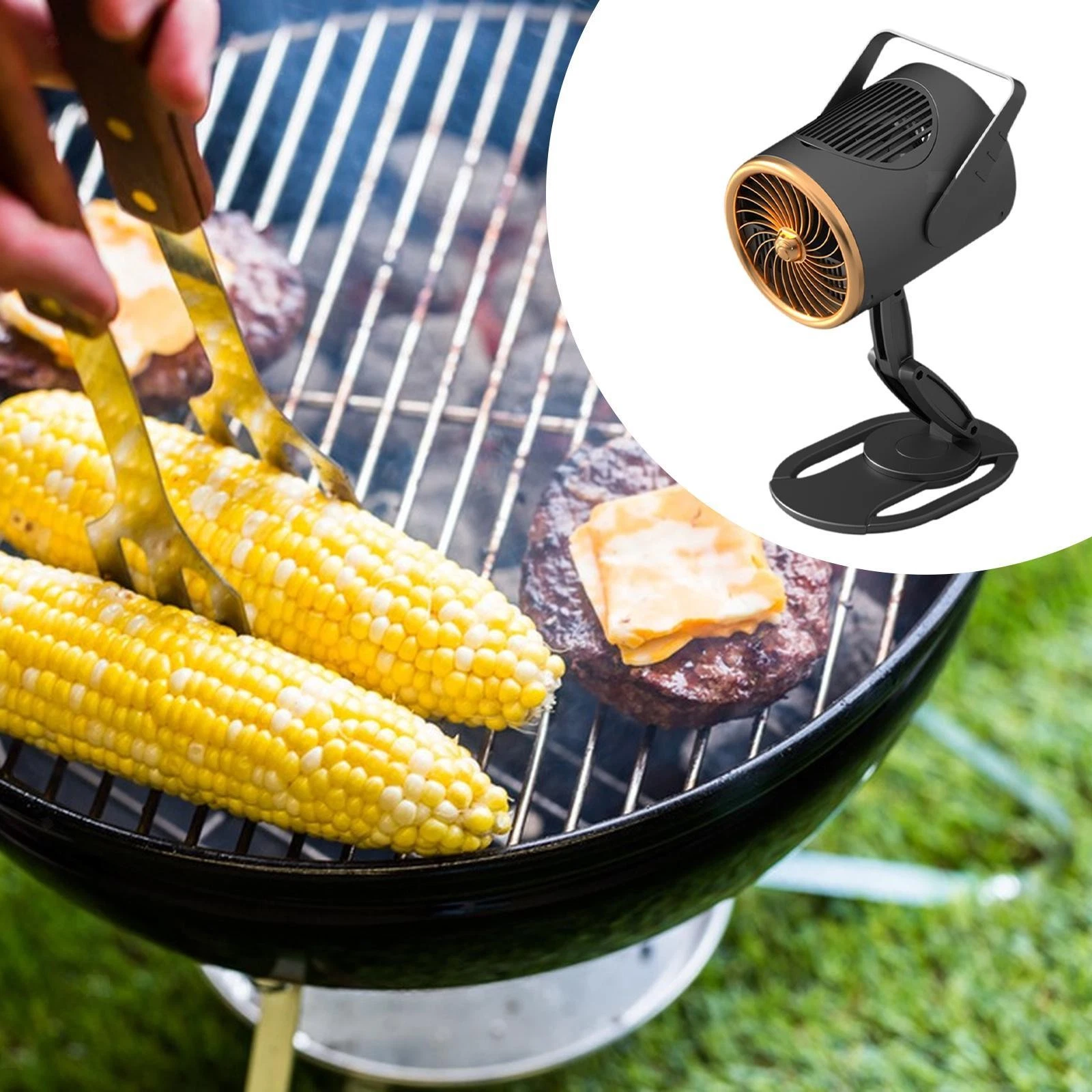 Portable Range Hood Professional Kitchen Exhaust Fan for Frying Trip Camping