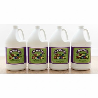 Magic City Slime Activator Case Of 4 gallons Ready To Use  Slime Making Solution
