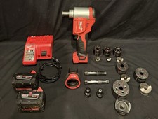 Used Milwaukee 2676-22 Force Logic Knockout Tool Kit Fast Shipping