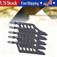 5PC Flush Cutting Jigsaw Blade High Carbon Steel Irregular Curve Saw Blad Fit US