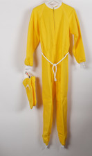 Vintage NEW Adult Fleece One Piece Sleeper Footie Pajamas Sz Large Unisex 1970s