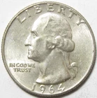 1964 Washington Quarter - 90% Silver - #11305-130