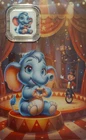 2026 Heart Hands Elephant Colorized 1 gram Silver Bar in Card