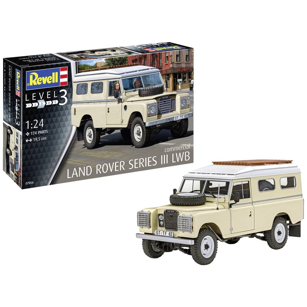 Maquette Land Rover Series III LWB Revell 07056 à monter pour relever un défi de précision