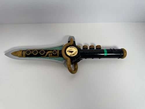 Vintage 1994 Bandai Power Rangers Green Ranger Dragon Dagger Flute TESTED WORKS!