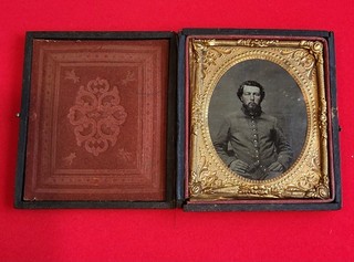 Civil War Soldier Photograph Tintype Cavalry Artillery Union US