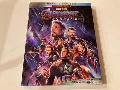 MARVEL AVENGERS: ENDGAME Blu-ray Brand New and Sealed with Slipcover