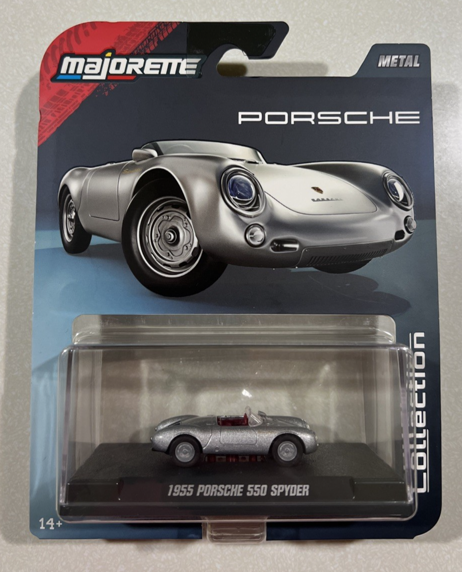NEW 2025 Majorette Collector Series – 1955 Porsche 550 Spyder