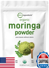 Micro Ingredients Organic Moringa Oleifera Leaf Powder, 2LB, Antioxidant Superfo