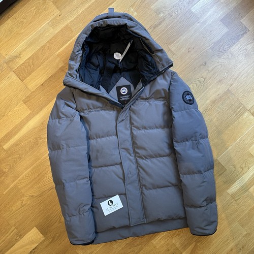 Canada Goose Black Badge Macmillan Grey Large Men’s Parka Coat Puffer Jacket