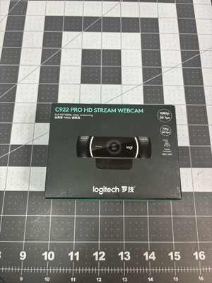 Logitech C922 Pro HD Stream Webcam 1080p 60fps With Tripod 960-001087 NEW SEALED