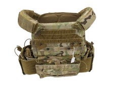 D&auml;nemark Danish Army MultiCam Plate Carrier Plattentr&auml;ger Einsatzweste Gr. S/M