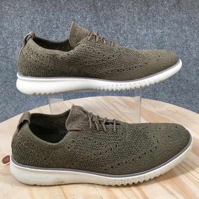 Cole Haan Shoes Mens 11 M Zerogrand Stitchlite Lace Up Oxford Sneakers Green
