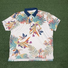 Bonobos Performance Polo Shirt Standard Fit Tropical Floral Stretch Mens XL