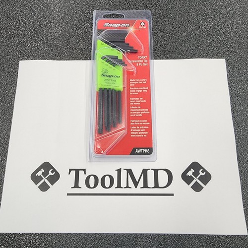 Snap-on Tools EE. UU. NUEVO 8 piezas TORX T9-T40 ProHold Juego de llaves en forma de L AWTPH8 - Imagen 1 de 8