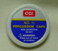 Vintage CCI No. 11 Percussion Caps Tin ~ Empty Collectible Lewiston, Idaho