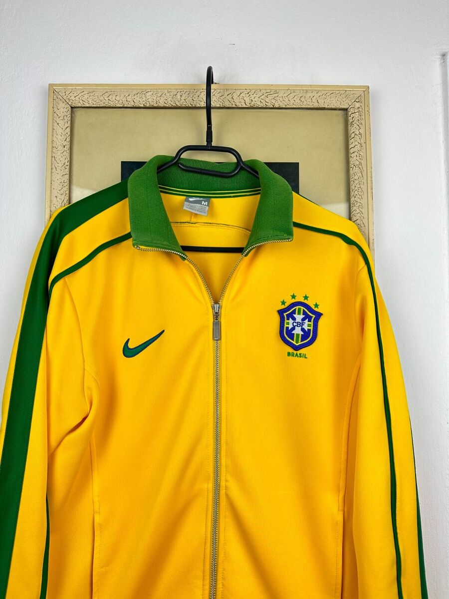 Vintage Nike Brazil Football Soccer Jacket Track Top Rare Vintage Nike Brazil Football Soccer Jacket Track Top Rare