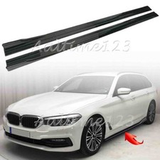 For Dodge Charger Rt Srt 2006-2023 Gloss Side Skirt Rocker Panel Splitter Lip