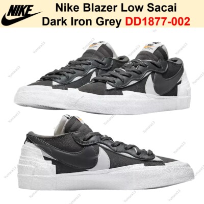 Nike Blazer Low Sacai Iron Grey/White DD1877-002 Men\'s Shoes Size 14 NEW Nike Blazer Low Sacai Iron Grey/White DD1877-002 Men main image 3