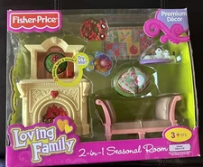 FISHER PRICE LOVING FAMILY PREMIUM 2-IN-1 SEASONAL ROOM CHRISTMAS LIGHT & SOUND