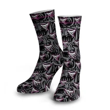 Spacefish Army Dive Socks - Tiger Shark Tribal
