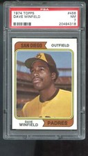 1974 Topps #456 Dave Winfield Padres ROOKIE RC NM PSA 7 Graded Baseball Card