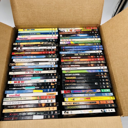 Lot of 60 DVDs Wholesale / Bulk DVDs Lot AList DVD Movies AS