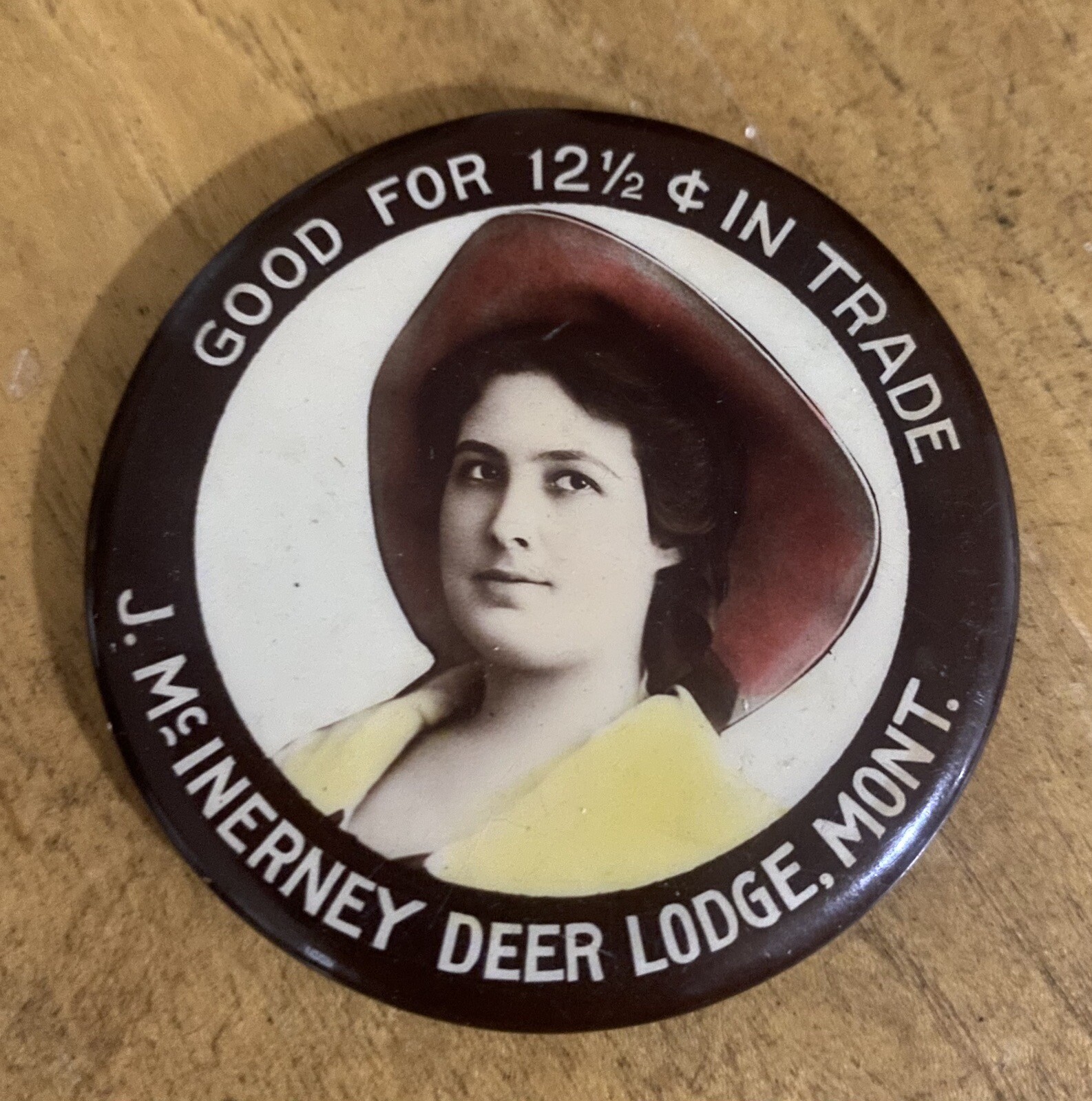 Ultra Rare Deer Lodge Montana Trade Mirror Token MT eBay