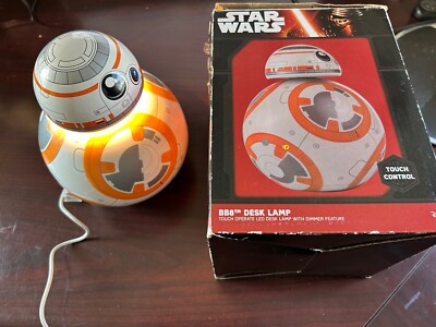 Star Wars BB-8 Desk Table Robot Lamp Light Tested Good Working Condition