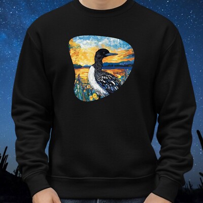 Seetaucher Van Gogh Sweatshirt Kuschelig und Perfekt für jeden Anlass Sbis4XL