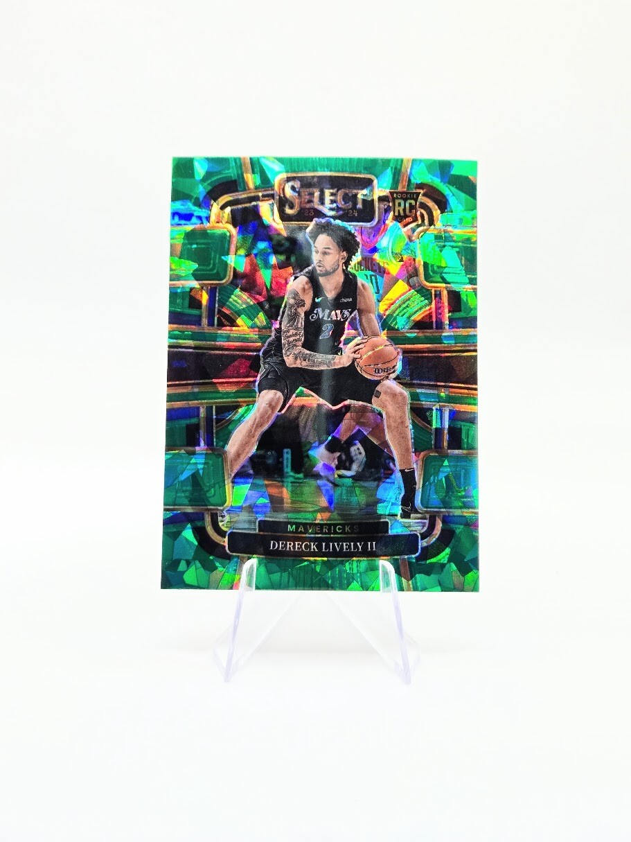 Dereck Lively II 2023-24 Panini Select RC Green Ice SP #76 Mavericks