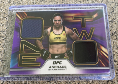 2020 Topps UFC Knockout One/Two Combination Relic Jessica Andrade