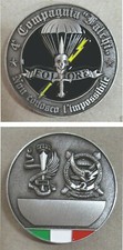Moneta/Coin "4^ COMPAGNIA FALCHI - 2° BTG. TARQUINIA - 187° RGT. PAR. FOLGORE"