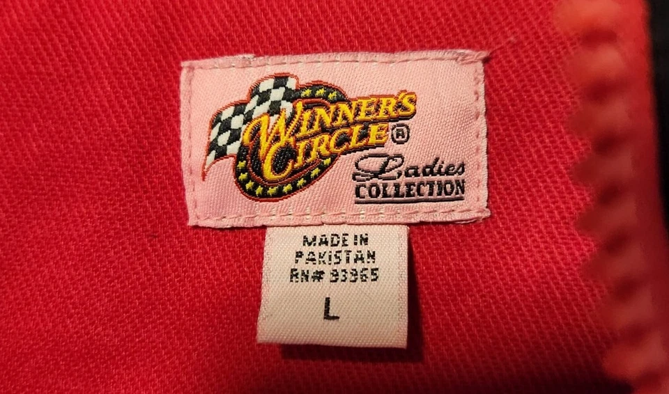 Winner's Circle NASCAR куртка Dale Earnhardt младший женщин винтажный большой подписанный гонки - Изображение 2 из 4