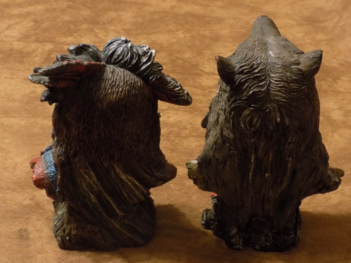 Lot Of 4 Yardworks Originals Native American Indian Ceramic  display picture 1
