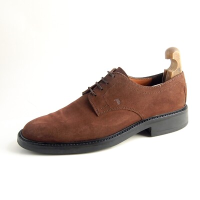 TODs Derby Oxfords Brown Suede Mens Size US 11 EU 44 | eBay display picture 3