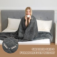 WEIGHTED BLANKET Ultra Cosy Soft Sensory Anxiety AUTISM Throw Single Double King