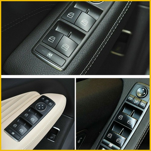 4pcs Driver Window Switch Button Cap for Mercedes-Benz W204 C-Class W212 X156 - Foto 7 di 10