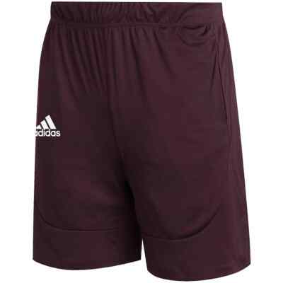 Adidas Knit Men's Short with Pocket - Black GM2509/Maroon GM2527