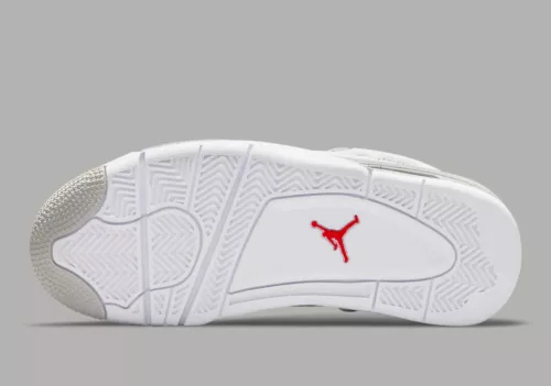 Nike Air Jordan 4 Retro Mid White Oreo Jordan 4 Oreo GS DJ4699-100 - Foto 8 di 8