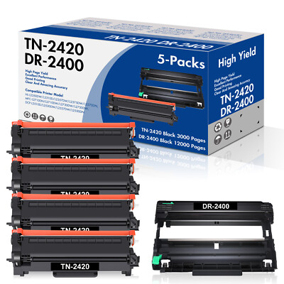 Toner/Drum Compatible with Brother TN-2420 DR2400 MFC-L2710DW L2710DN HL-L2350DW