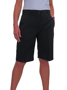 black evening shorts