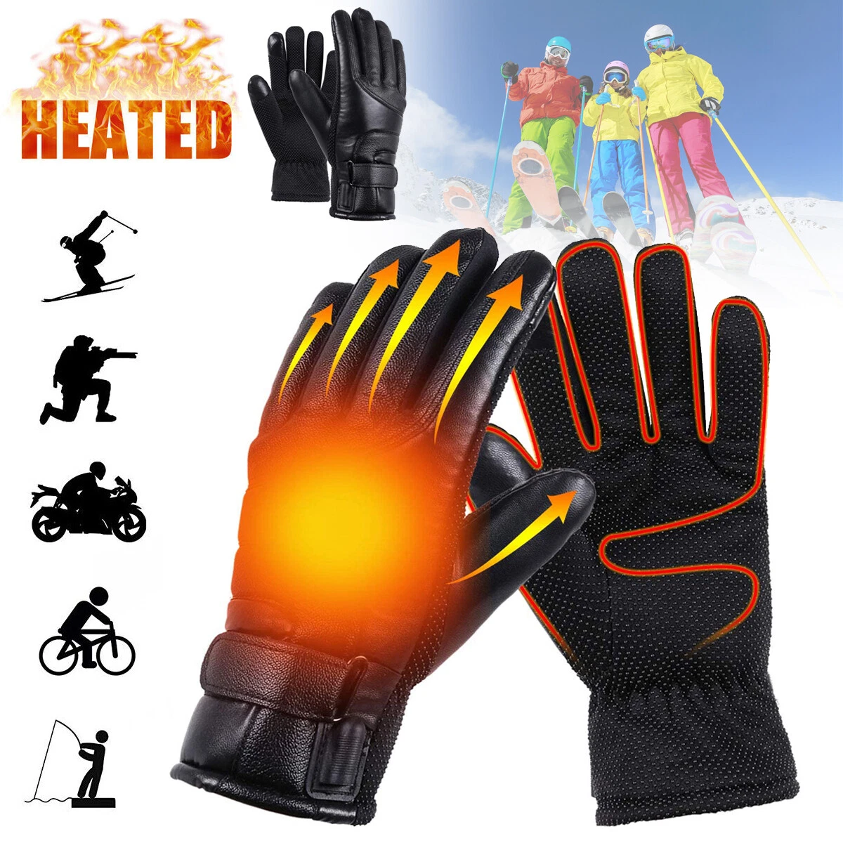 Heated hotsell bicycle gloves