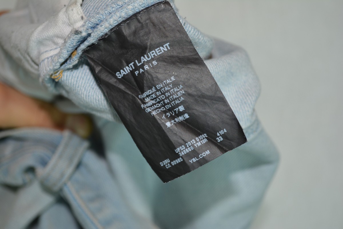 saint laurent Paris D01 M/SL-LW エディ期12ss SAINT LAURENT Paris