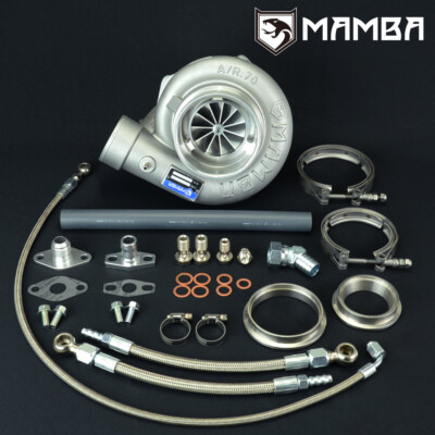 Ball Bearing Turbo Fits TOYOTA 1JZ 2JZ 4'' .70 Twisted GTX3584R .86 V-Band In Out