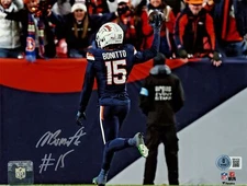 Nik Bonitto Autographed/Signed Denver Broncos 8x10 Photo Beckett 49131