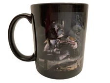 Star Wars Boba Fett Black 10oz Ceramic Mug/Cup by Encore Group 2005 Collectible