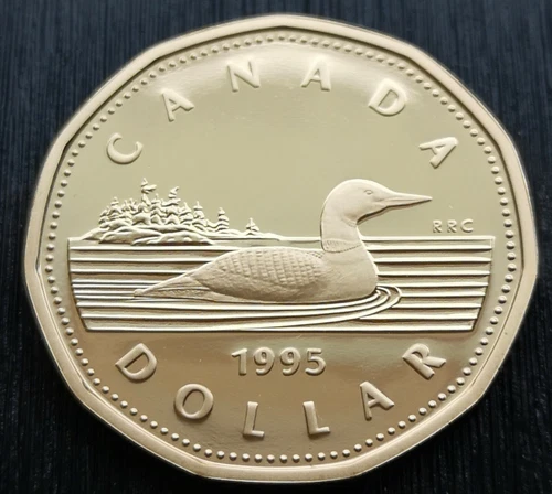 1995 Canada Loonie — photo from the most recent tracked eBay sale