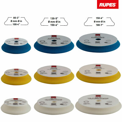 Rupes DA Polierschwamm D-A Polierpad Polierscheibe BigFoot Coarse Fine UltraFine